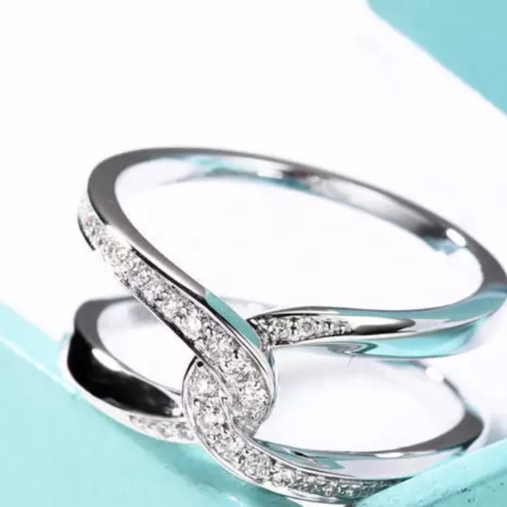 🆕 925 Infinity Cz design silver ring - Picture 4 of 5